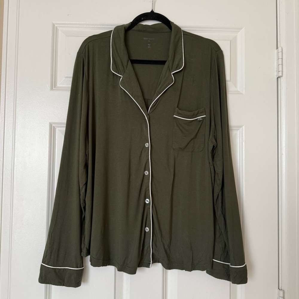 Cozy Earth Pajama Set in Green Size XL - Picture 3 of 16